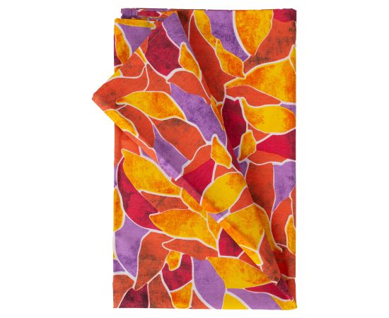 Table mat LONETA NEW 136x220cm, red leaves