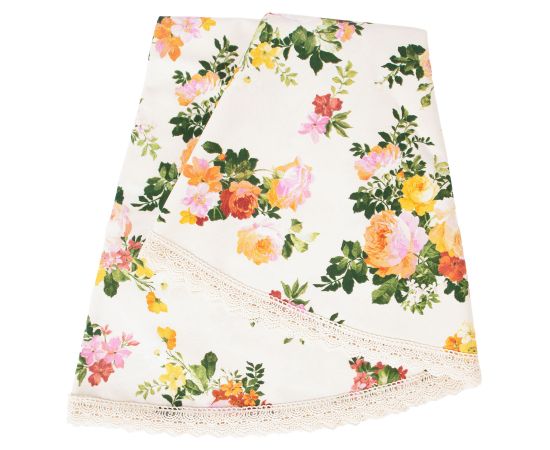 Galdautiņš HOLLY D170cm, košas rozes