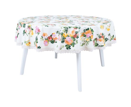 Galdautiņš HOLLY D170cm, košas rozes