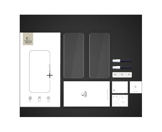 RŪDĪTAIS STIKLS TECH-PROTECT GLASS UV+ 2-PACK MOTOROLA EDGE 60 FUSION CAURSPĪDĪGS