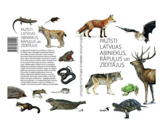 Gandrs Pazīsti Latvijas abiniekus, rāpuļus un zīdītājus / Mīkstie