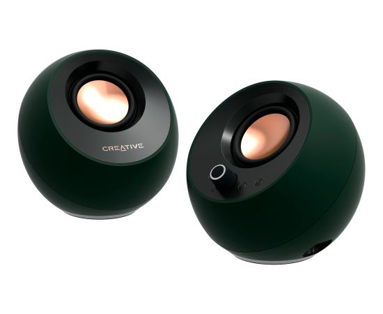 Creative Labs Pebble Pro (black, jack, USB-A/C, Bluetooth, digital amplifier, RGB lighting)