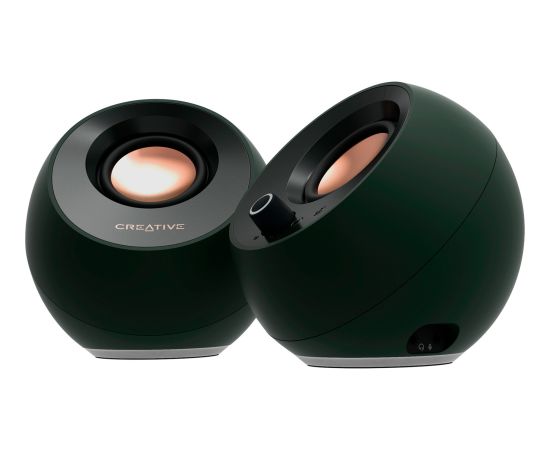 Creative Labs Pebble Pro (black, jack, USB-A/C, Bluetooth, digital amplifier, RGB lighting)