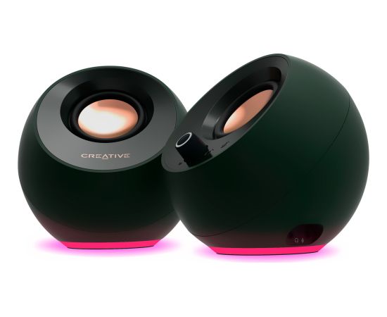 Creative Labs Pebble Pro (black, jack, USB-A/C, Bluetooth, digital amplifier, RGB lighting)