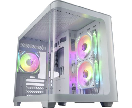Fortron FSP S380-WA, Tower Case (white, Tempered Glass x 2)