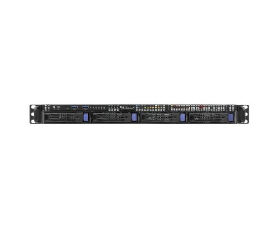 Platforma ASRock Rack (1U) Intel E-24XX/6300 (4xLFF, 2x1GbE, 2x10Gbe, IPMI, 1+1 450W)