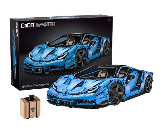 Construction Blocks Auto Cada 770-4 Master Race Car 3842 Elements