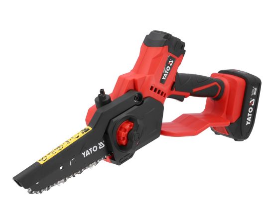Atzarošanas motorzāģis Yato YT-828133; 20 V; 1x2,0 Ah akum.; 176 mm sliede