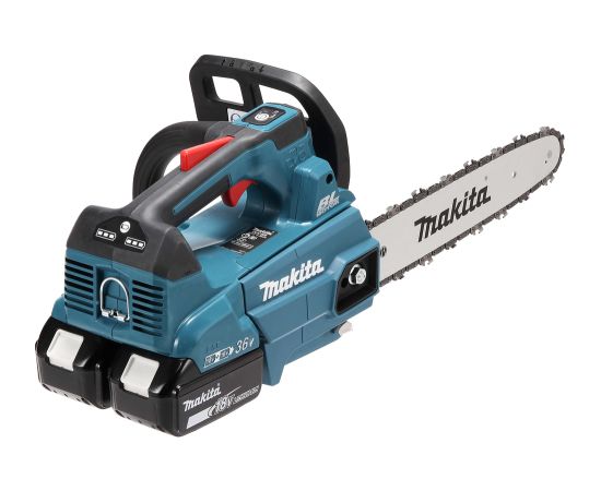 Ķēdes zāģis Makita DUC306PT2B; 2x18 V; 2x5,0 Ah akum.; 30 cm sliede