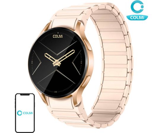 Colmi i28 Ultra smartwatch with magnetic strap (gold)