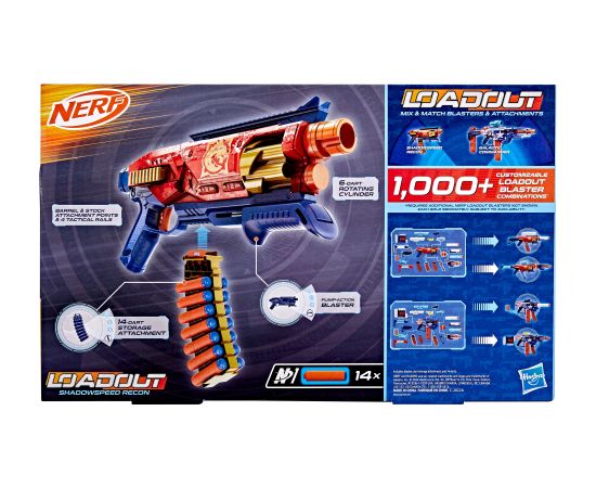 NERF Loadout игрушечный бластер Shadowspeed Recon