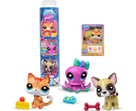 Hasbro LITTLEST PET SHOP Figūriņu komplekts, 3 gab.