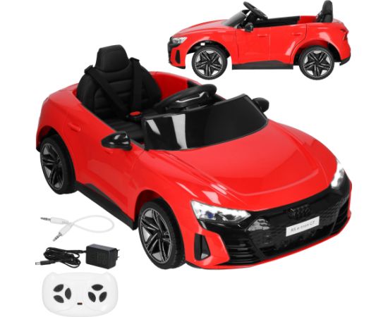Mašīnīte ar akumulatoru Audi elektriskais bērnu auto rotaļlieta ar pulti Springos KC0013