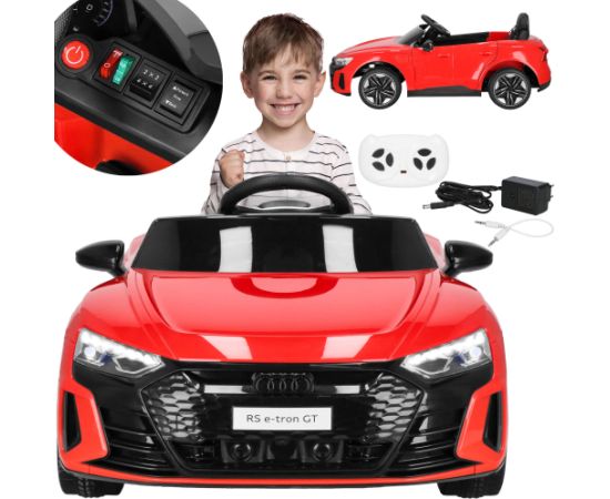 Mašīnīte ar akumulatoru Audi elektriskais bērnu auto rotaļlieta ar pulti Springos KC0013