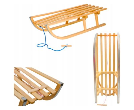 Санки Springos SAN002 90х32см деревянные