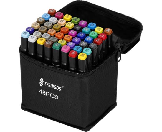 Springos SA1014 АЛКОГОЛЬНЫЕ МАРКЕРЫ 48 ШТ.