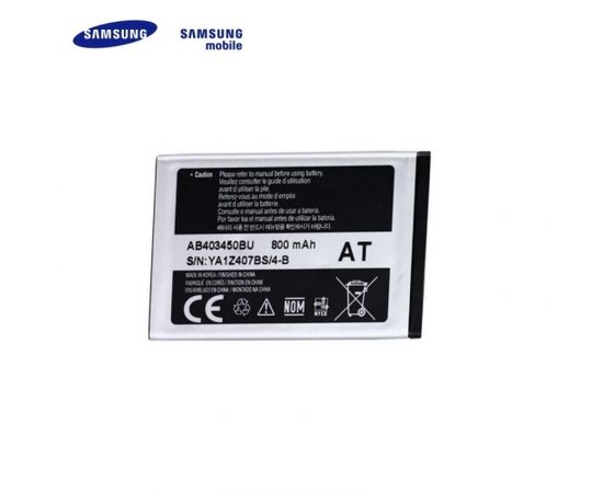 Samsung AB403450BE Oriģināls Akumulators M3510 S3500 S5510 Li-Ion 800mAh (OEM)
