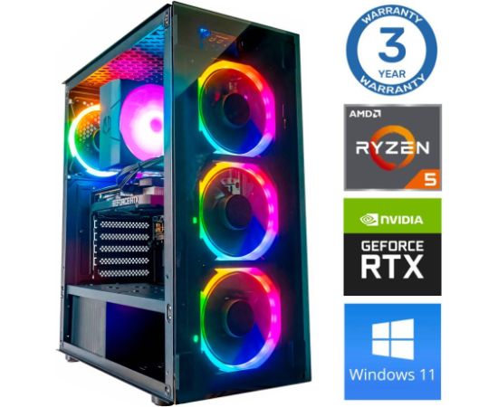 INTOP Ryzen 5 5600X 16GB 1TB SSD M.2 NVME+2TB RTX5060Ti 8GB WIN11 INTOP Ryzen 5 5600X 16GB 1TB SSD M.2 NVME+2TB RTX5060Ti 8GB WIN11