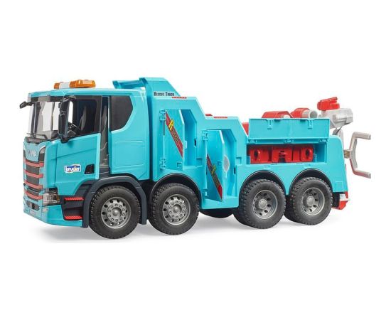 BRUDER Scania Super 560R recovery and towing truck with light and sound module