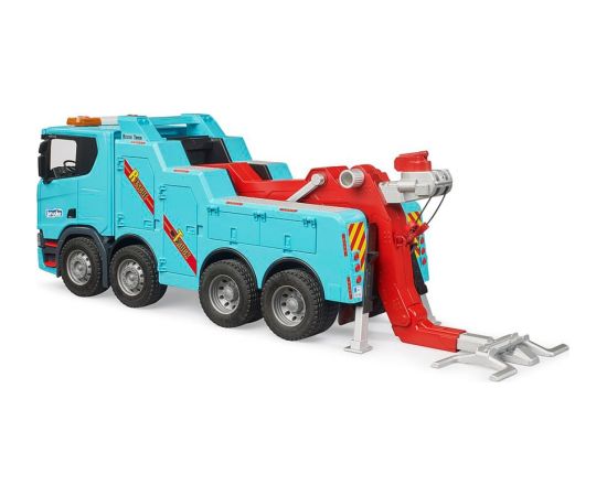 BRUDER Scania Super 560R recovery and towing truck with light and sound module