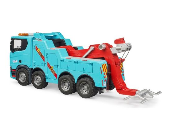 BRUDER Scania Super 560R recovery and towing truck with light and sound module