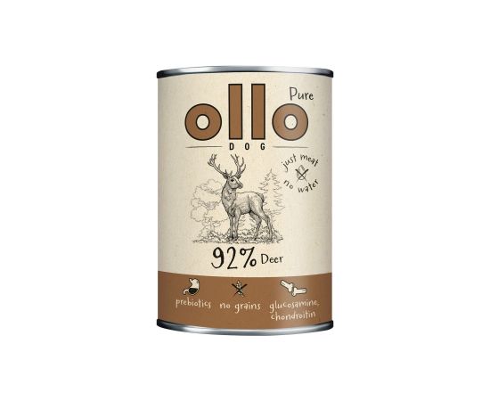 OLLO Pure Deer – wet dog food – 850 g
