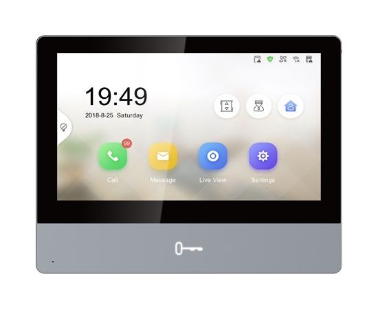 Hikvision DS-KH8350-TE1 video intercom system 17.8 cm (7") Black, Grey