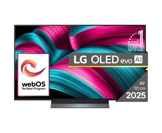 LG OLED evo AI OLED48C51LA TV 121.9 cm (48") 4K Ultra HD Smart TV Wi-Fi Black