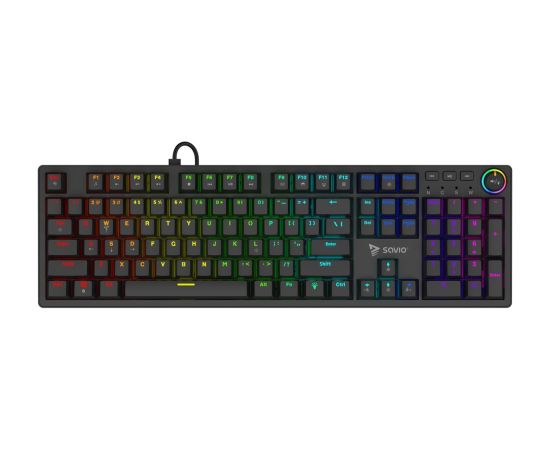 SAVIO STYX Mechanical Keyboard Outemu Brown, Hot Swap, RGB