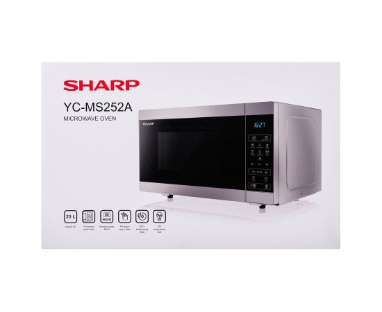 SHARP YC-MS252AE-S microwave oven