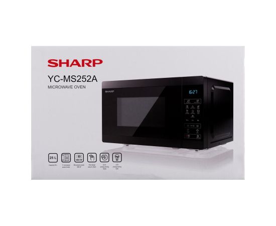 SHARP YC-MS252AE-B microwave oven