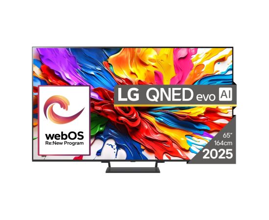 LG QNED evo AI 65QNED93A6A TV 165.1 cm (65") 4K Ultra HD Smart TV Wi-Fi Black