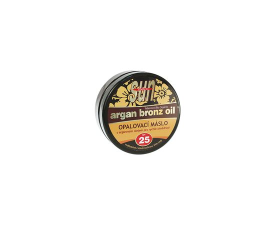 Vivaco Sun Argan Bronze Oil SPF 25 - Suntan butter with organic argan oil 200ml