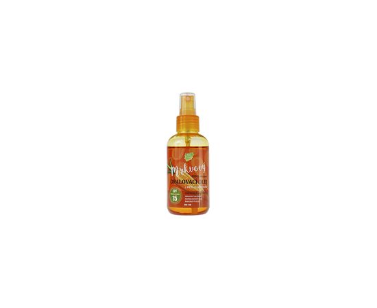 Vivaco 100% Natural suntan oil with carrot extract SPF 15 150ml