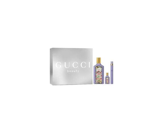 Gucci Flora Gorgeous Magnolia Gift Set EDP 100 ml, miniature EDP 10 ml and miniature EDP 5 ml 100ml