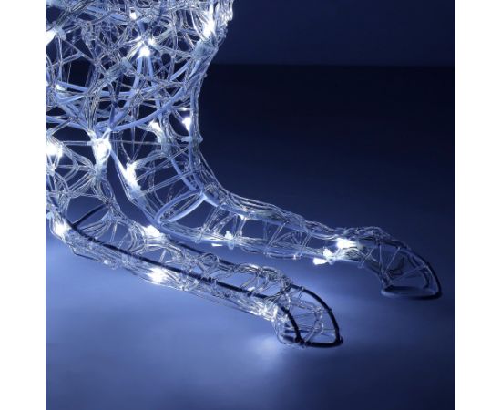 Ziemassvētku dekorācija LED ziemeļbriedis Springos CL4121 130 LED, auksti balts