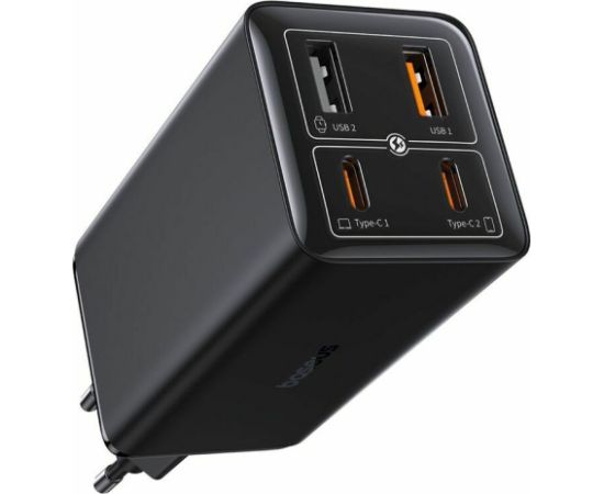 Baseus GaN6 Pro Tīkla Lādētājs 100W Kabelis 1m