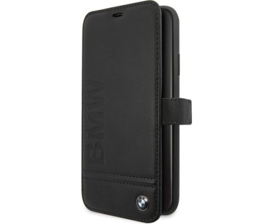 BMW BMFLBKSN65LLSB Grāmatveida Apvalks Priekš Apple iPhone 11 Pro Max