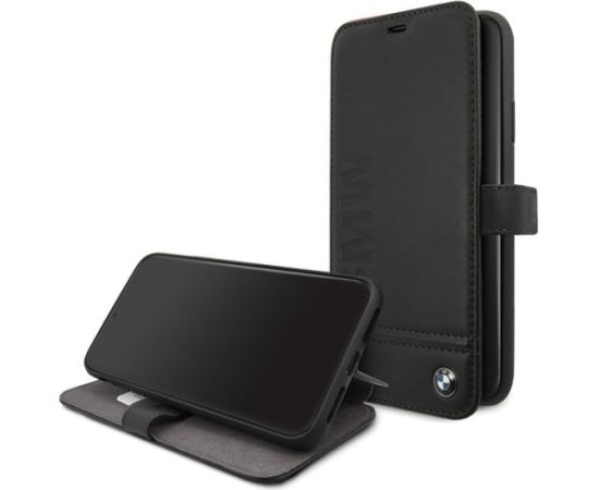 BMW BMFLBKSN65LLSB Grāmatveida Apvalks Priekš Apple iPhone 11 Pro Max