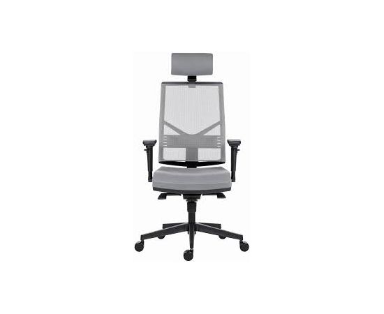 Krzesło biurowe Powerton Powerton Ergonomiczny fotel biurowy Marie, Szary