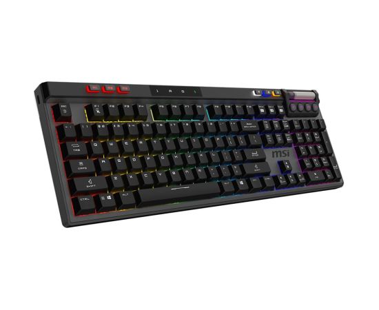 KEYBOARD GAMING BLACK US/STRIKE PRO W SILENT US MSI