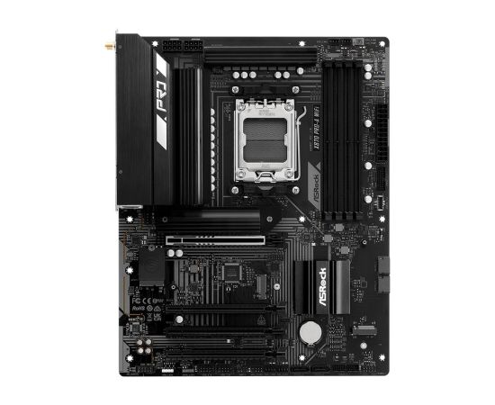 Mainboard ASROCK AMD X870 SAM5 ATX Memory DDR5 Memory slots 4 X870PRO-AWIFI