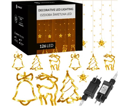 Рождественская штора Springos CL4124 3 м