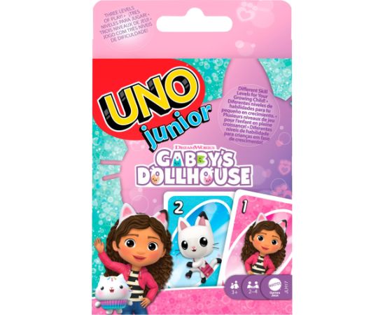 Mattel UNO Junior Koci Domek Gabi Gra karciana dla dzieci JLH17