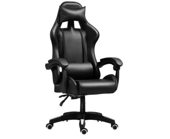 Gaming tipa biroja krēsls ExtraLink G-524 – grozāms, kausveida dizains, melns