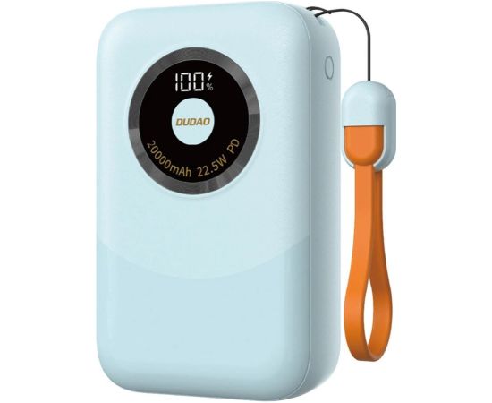 Dudao   Powerbank Dudao K21 Mini 10000mAh 22.5W USB-A / USB-C Blue