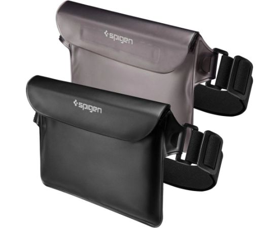 Spigen A620 UNIVERSĀLA ŪDENSNECAURLAIDĪGA JOSTA SOMIŅA, 2 GAB., MELNA