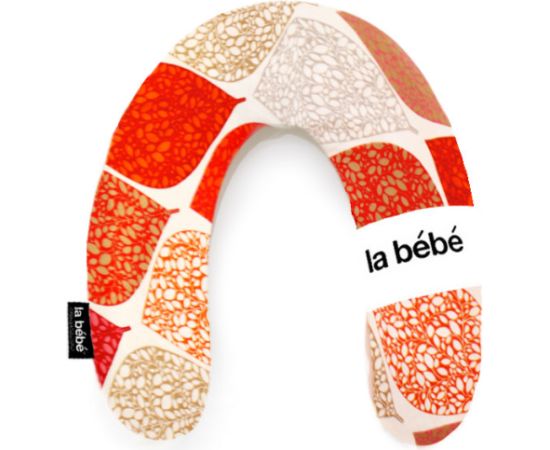 La Bebe™ Nursing La Bebe™ Rich Maternity Pillow Art.85500 Deco Orange pakaviņš mazuļa barošana, gulēšanai, pakaviņš grūtniecēm 30x104 cm