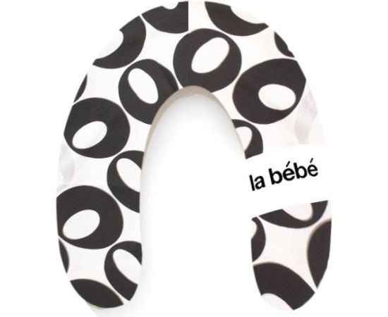 La Bebe™ Nursing La Bebe™ Rich Maternity Pillow Art.85499 Black/Silver Подковка для сна, кормления малыша 30x104 cm