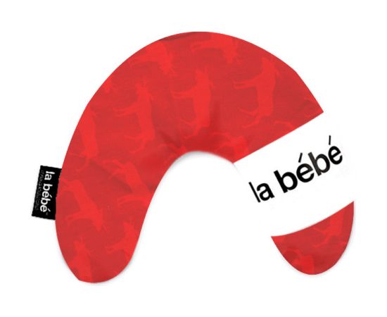 La Bebe™ Nursing La Bebe™ Mimi Nursing Cotton Pillow Art.23998 Elk Red Подкова для сна, кормления малыша 19x46 cm